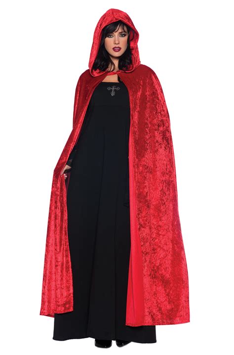 costumes with red hooded cape